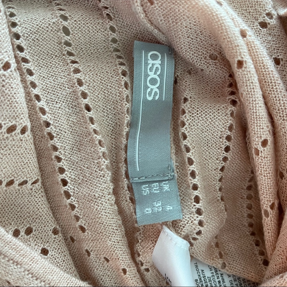 ASOS Beige tan turtleneck neck size US 0 - Picture 10 of 12